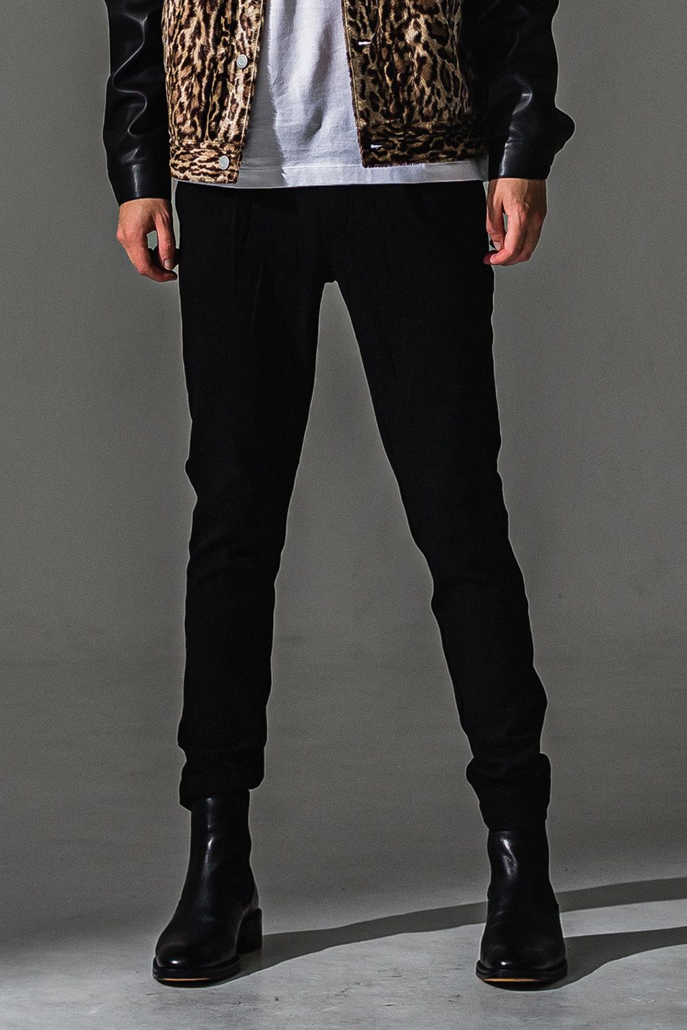 CHRIS EASY BLISTER TUCK PANTS / ブリスターニット クリス イージー タック パンツ