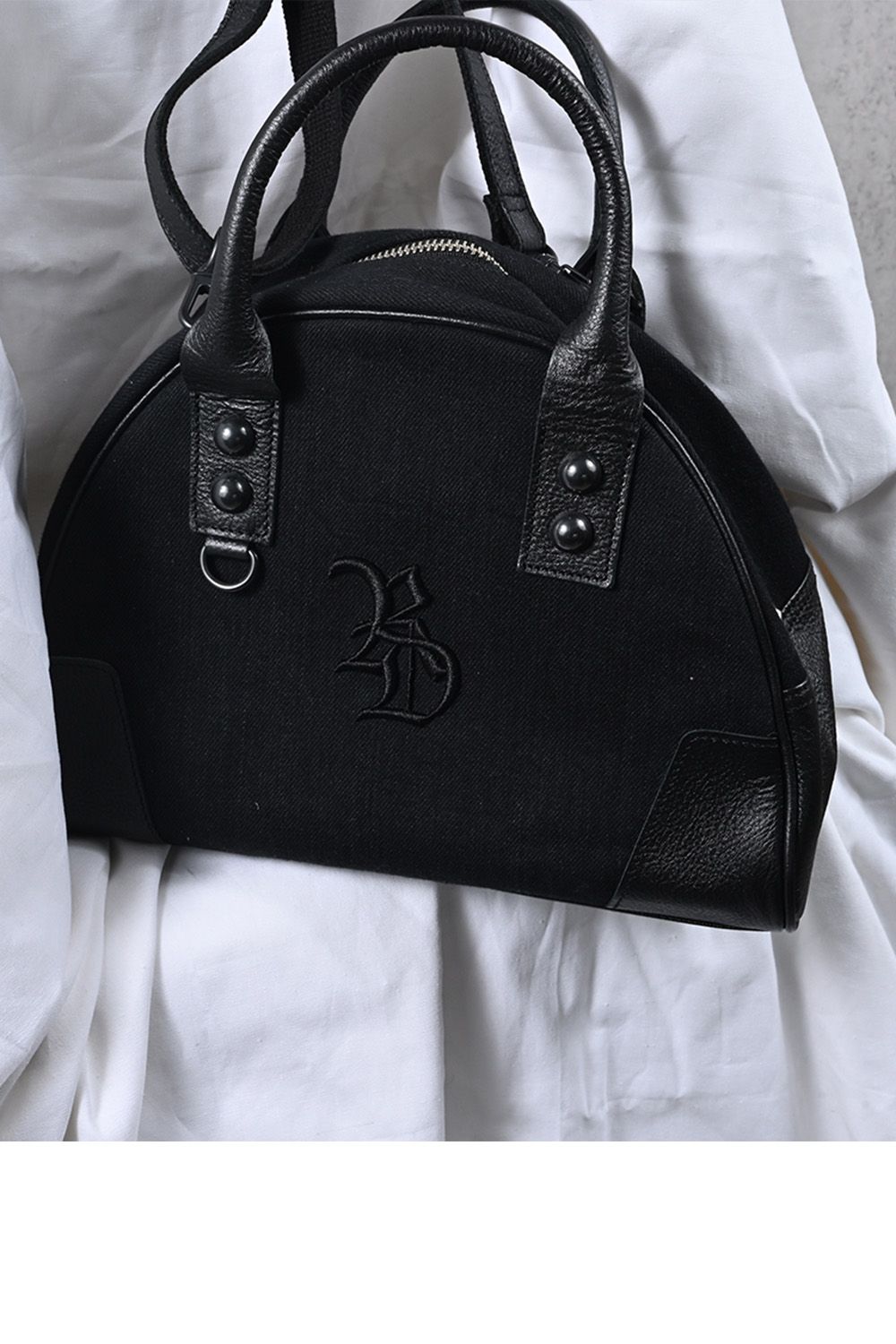 DENIM MINI BOSTON BAG / DECADE コラボ デニム ミニボストン バッグ