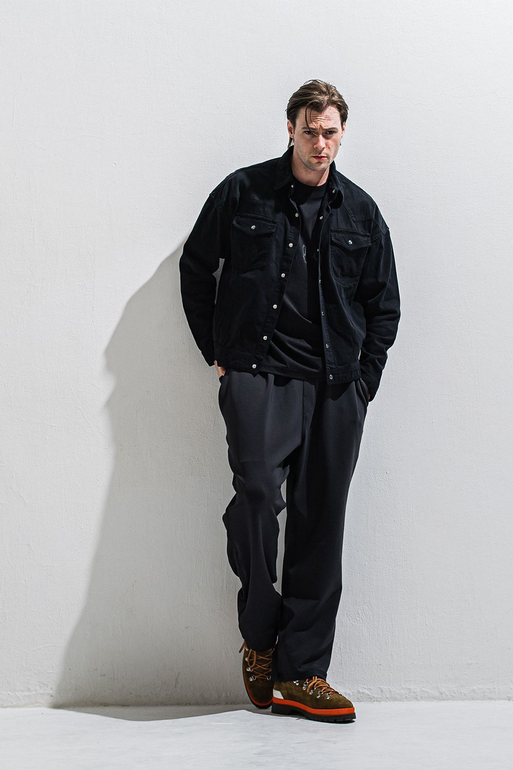 Emilio DB WIDE PANTS / スラックス ワイドイージーパンツ