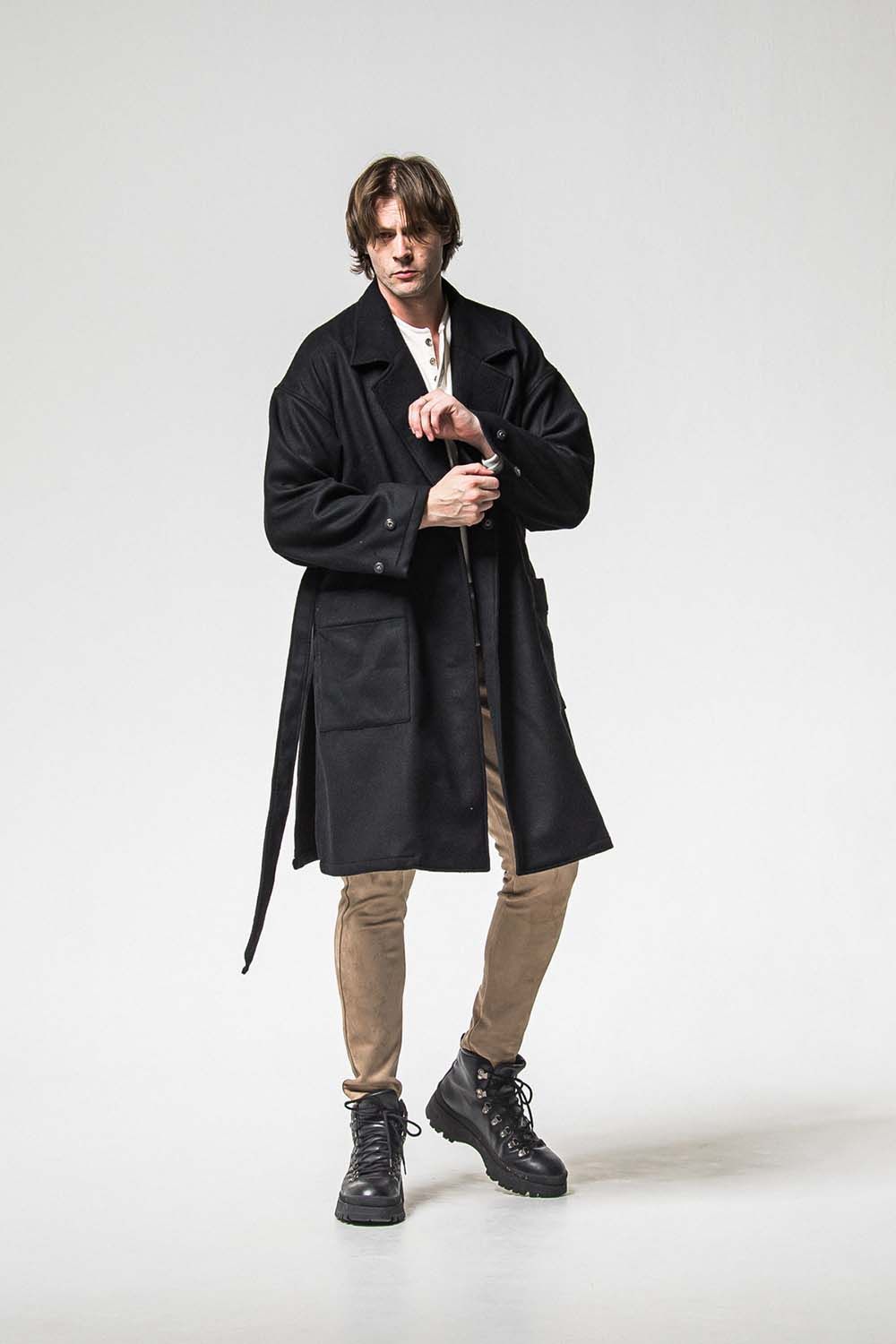GOWN OVER COAT / オーバーサイズ ガウン コート