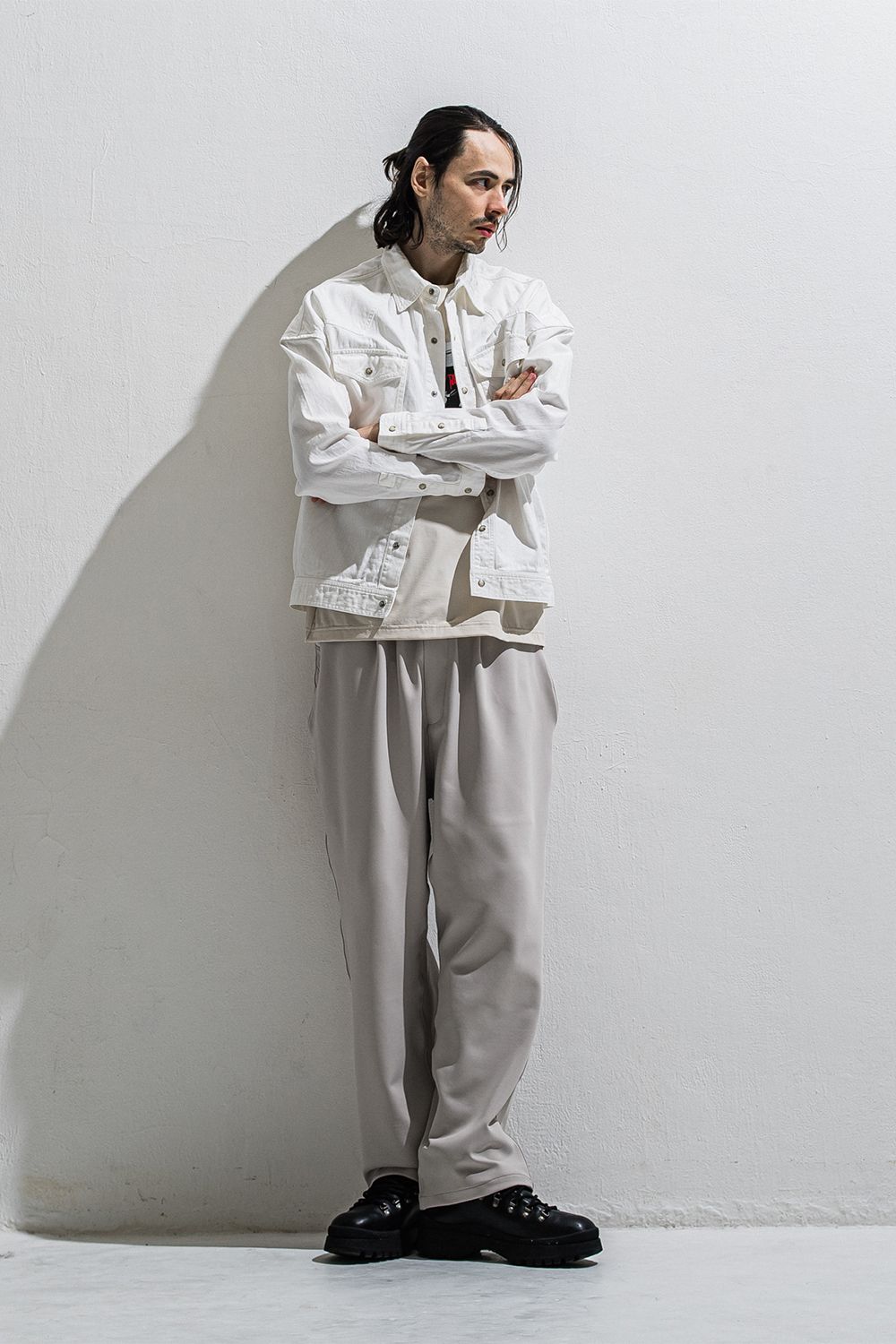 Emilio DB WIDE PANTS / スラックス ワイドイージーパンツ