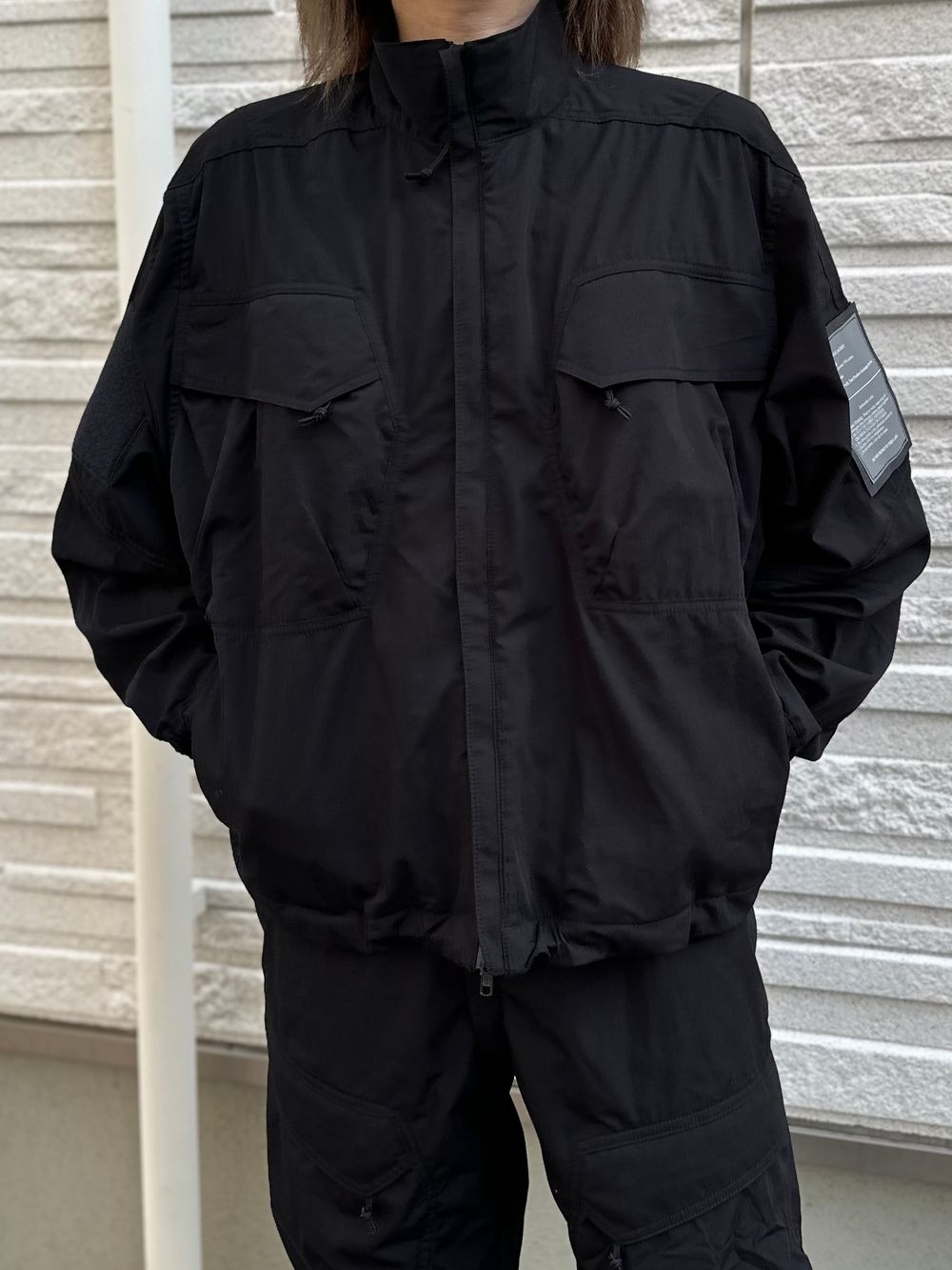 N.HOOLYWOOD | TEST PRODUCT EXCHANGE SERVICE STAND COLLAR BLOUSON&WEBBING BELT CARGO PANTSを着用したスタイルをご紹介！