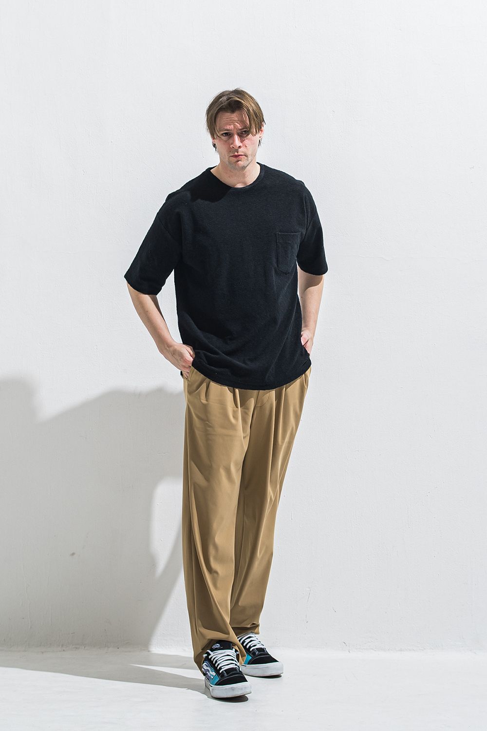 PILE OVER TEE / パイル オーバーサイズ ポケットTシャツ