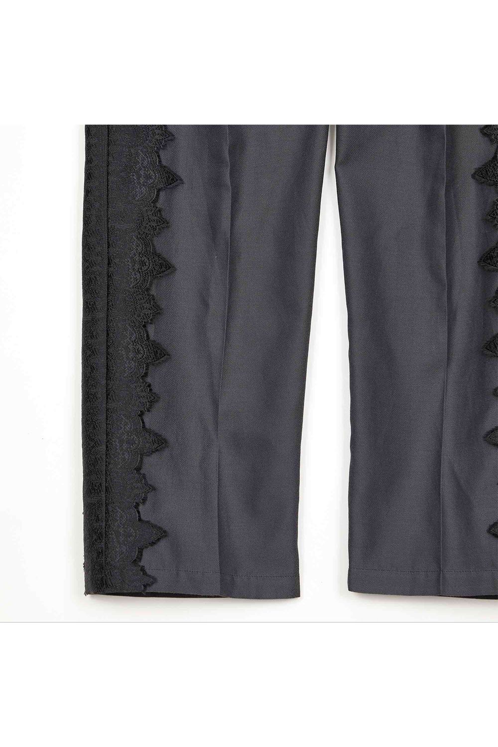 Lace jacquard trousers / レース ジャガード トラウザーズ