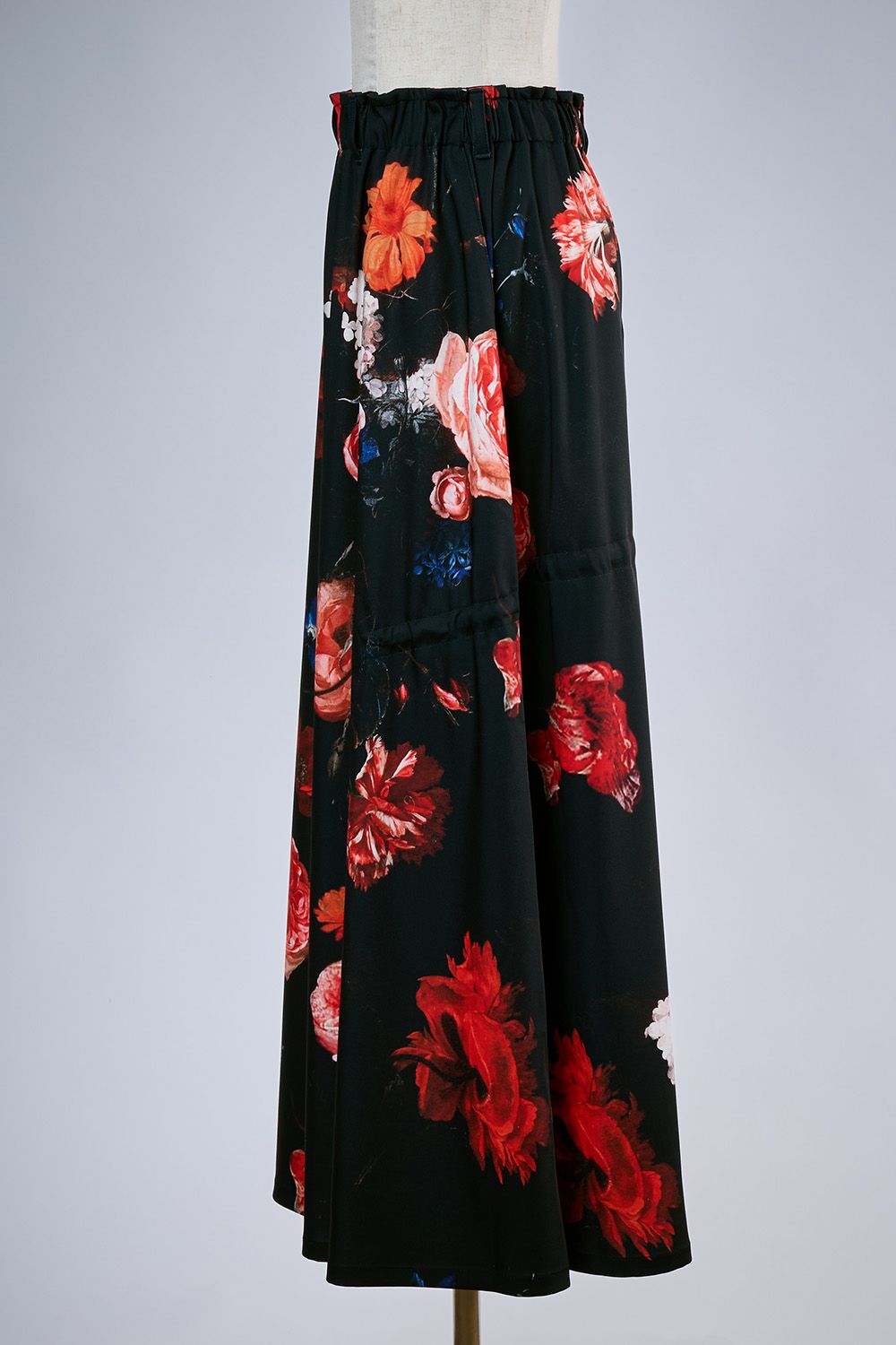 THE ONENESS-FLORA Shirring Skirt / ザワンネス フローラ シャーリング スカート
