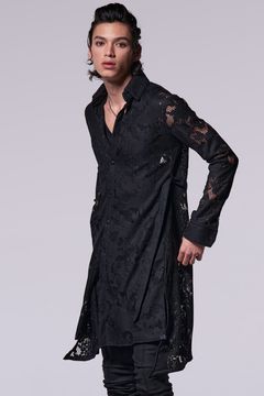 Matte Lace Flare Shirt / マット レース フレア シャツ