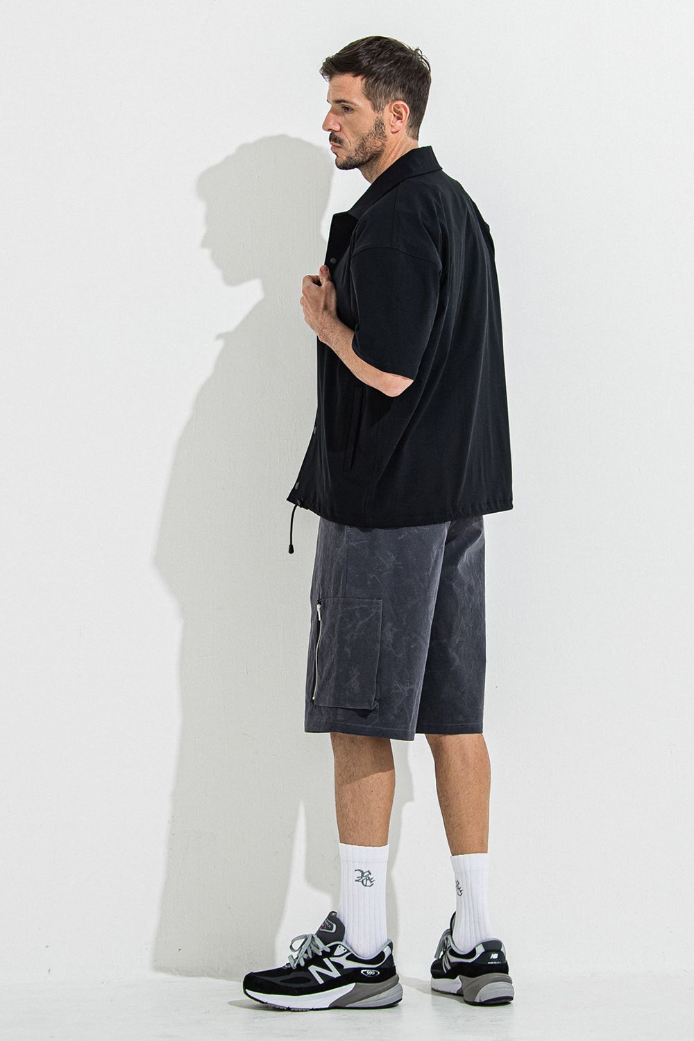 NYLON HALF COACH JACKET / ナイロン ハーフ コーチジャケット