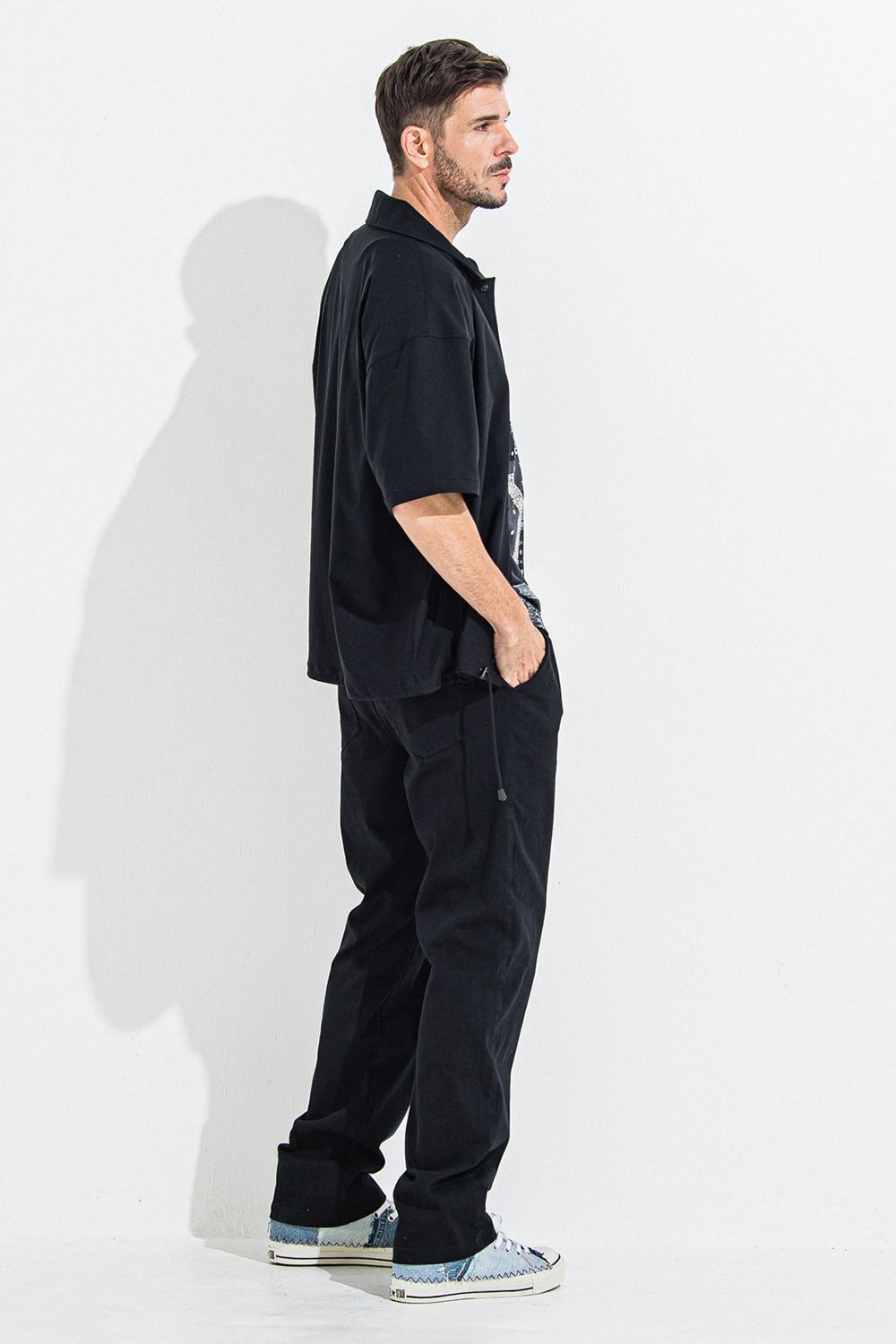 NYLON HALF COACH JACKET / ナイロン ハーフ コーチジャケット