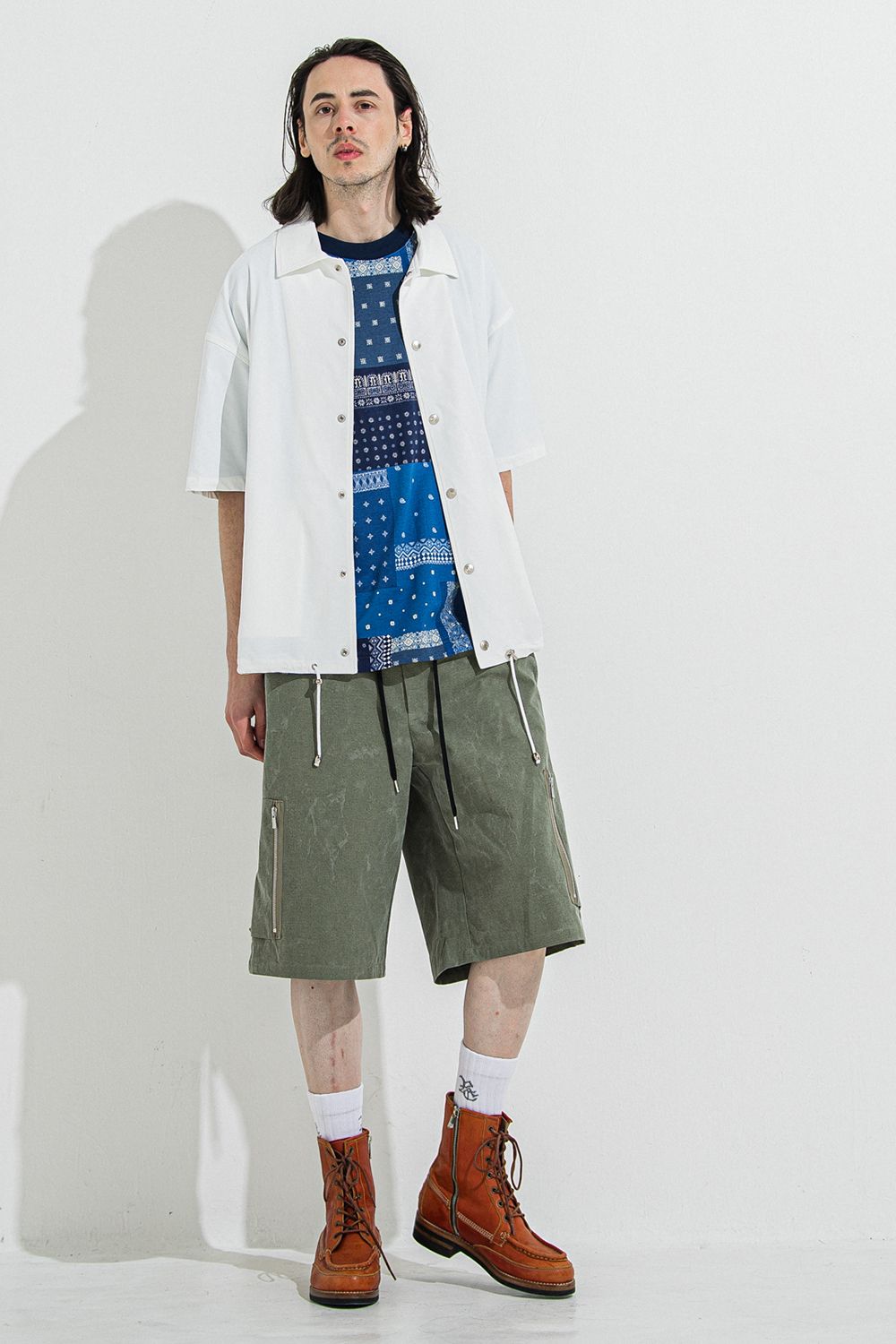 BANDANA OVER TEE / バンダナ オーバーサイズ Tシャツ