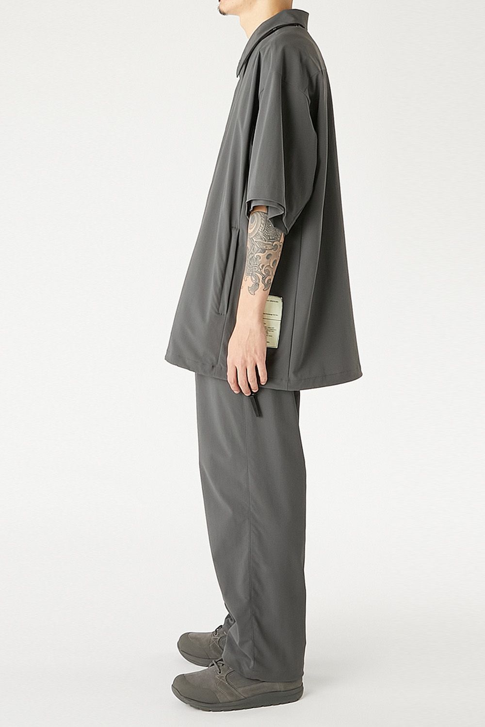 N.HOOLYWOOD TEST PRODUCT EXCHANGE SERVICE DRAWSTRING SHIRT / エヌハリウッド テストプロダクトエクスチェンジサービス ドローストリング シャツ