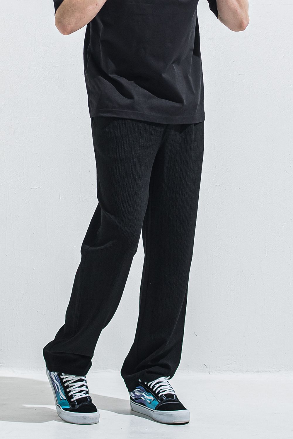 SEMI WIDE TUCK PANTS / セミワイド タック パンツ