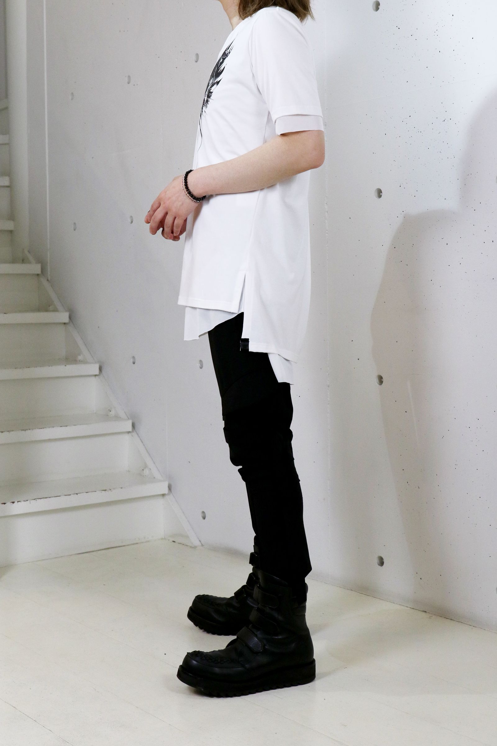 Layered V-Neck T-Shirt / レイヤード Vネック Tシャツ