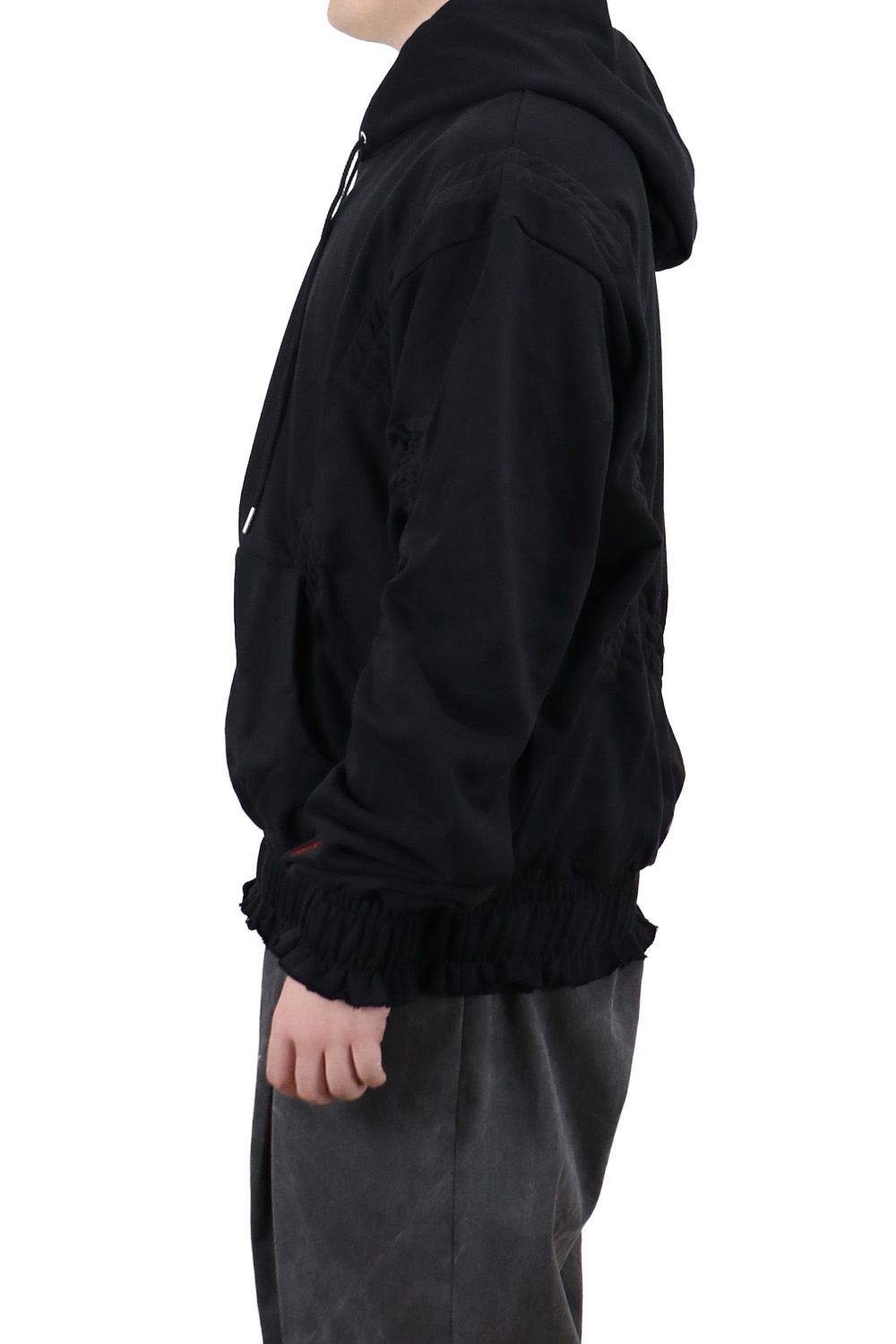 Gathered hoodie / スウェット ギャザー フーディー