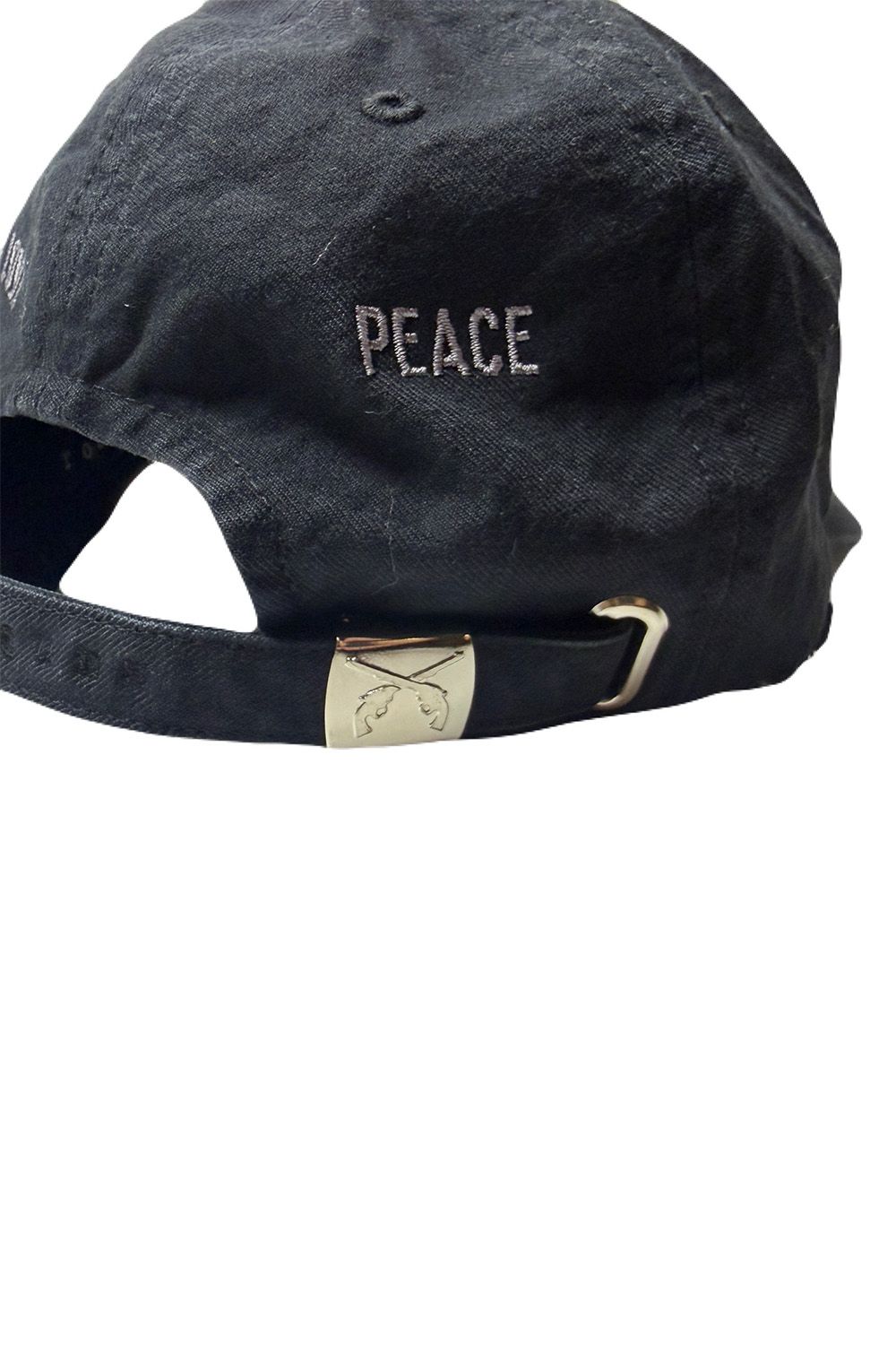 B.B CAP DA/EM/ST/CR / ベースボールキャップ ダメージ&エンブロイダリー クロスガンクリスタル