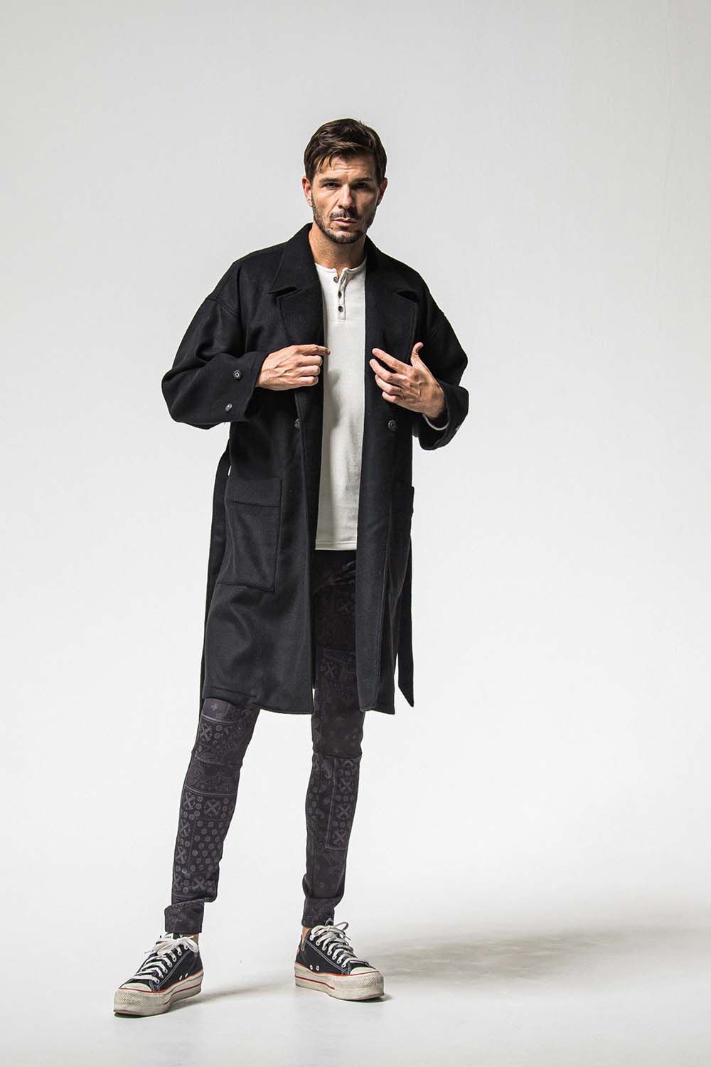 GOWN OVER COAT / オーバーサイズ ガウン コート