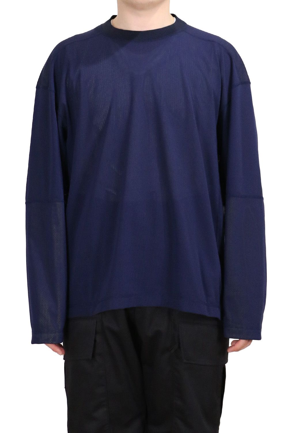 N.HOOLYWOOD TEST PRODUCT EXCHANGE SERVICE REVERSIBLE LONG SLEEVE T-SHIRT / エヌハリウッド テストプロダクトエクスチェンジサービス リバーシブル ロングスリーブ Tシャツ