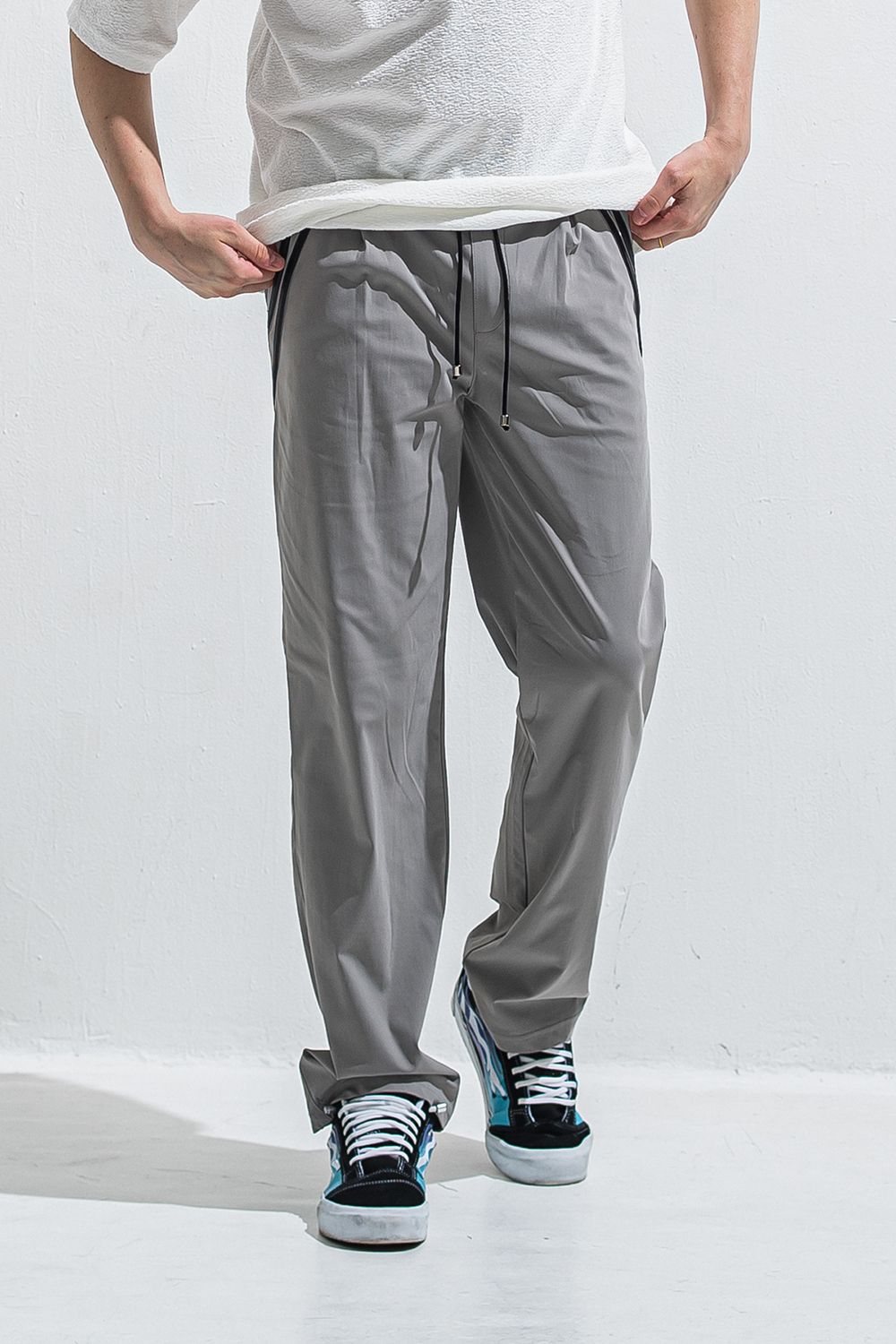 EDGE NYLON SEMI WIDE PT / エッジ ナイロン セミワイドパンツ