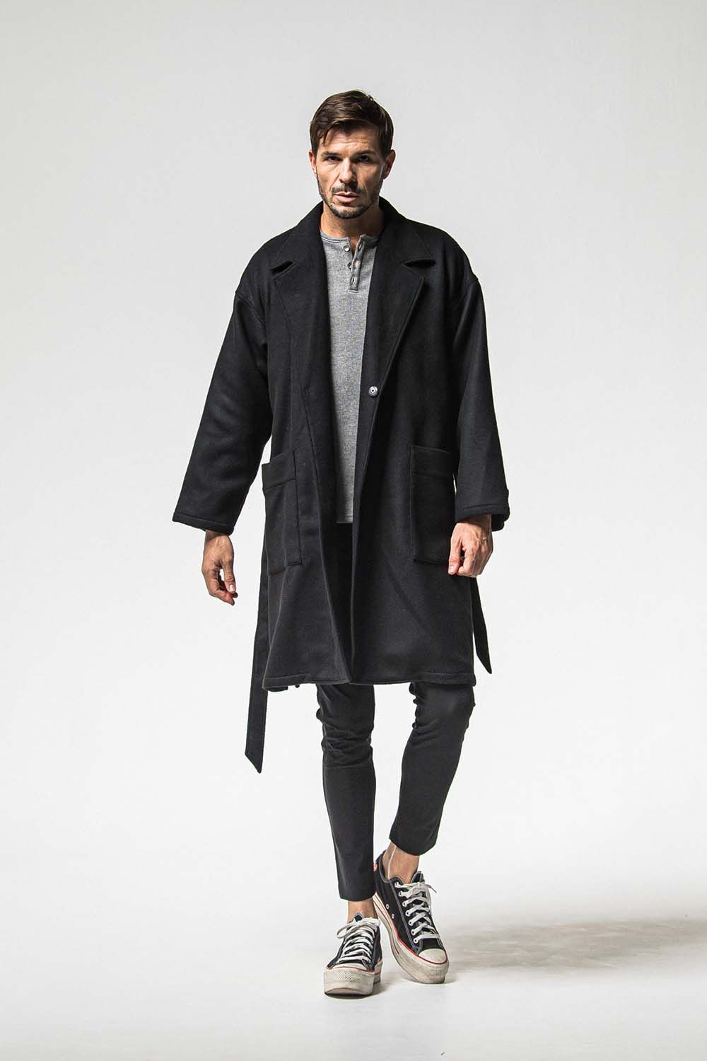 GOWN OVER COAT / オーバーサイズ ガウン コート