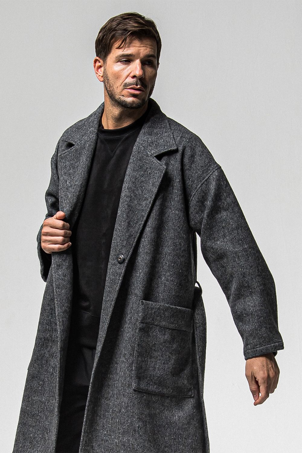 GOWN OVER COAT / オーバーサイズ ガウン コート