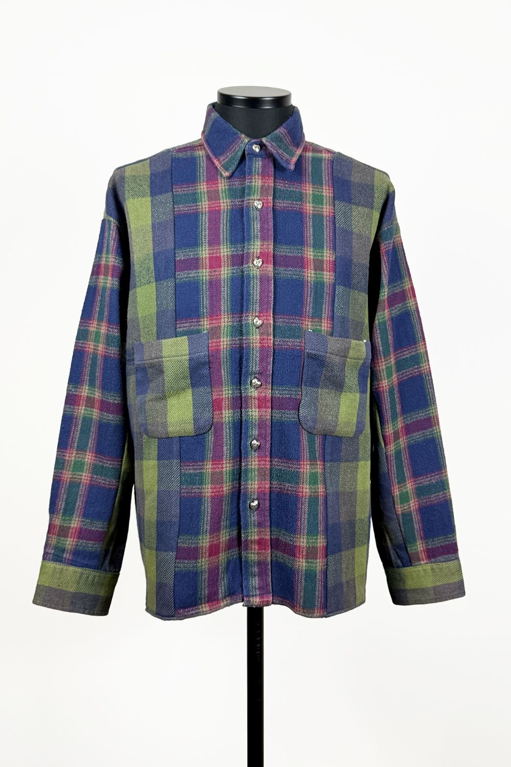 RESOUND CLOTHING - VINTAGE CHECK OVER GOWN SHIRTS / RC18-SH