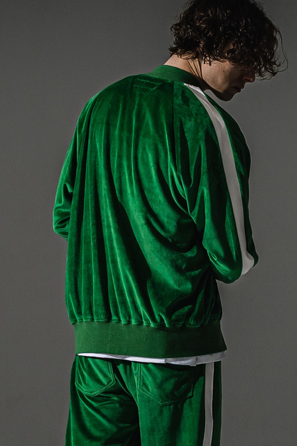 VELOUR VARSITY / ベロア バーシティ ジャケット
