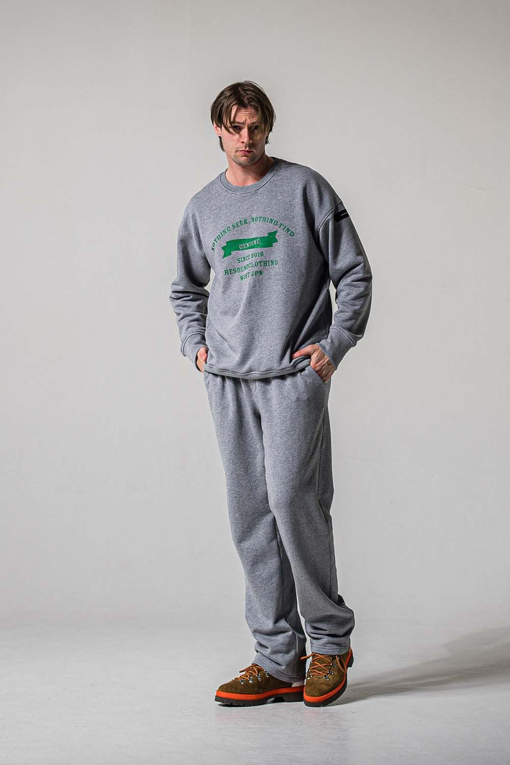 HF URAKE WIDE TUCK PANTS / 裏毛 ワイドタックパンツ