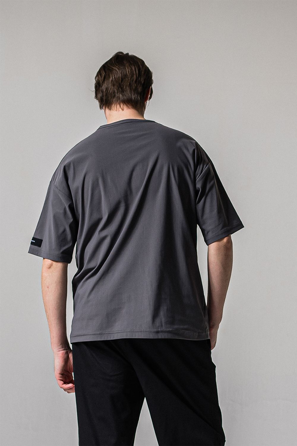 LEATHER POCKET OVER NYLON T / レザーポケット オーバー ナイロン Tシャツ
