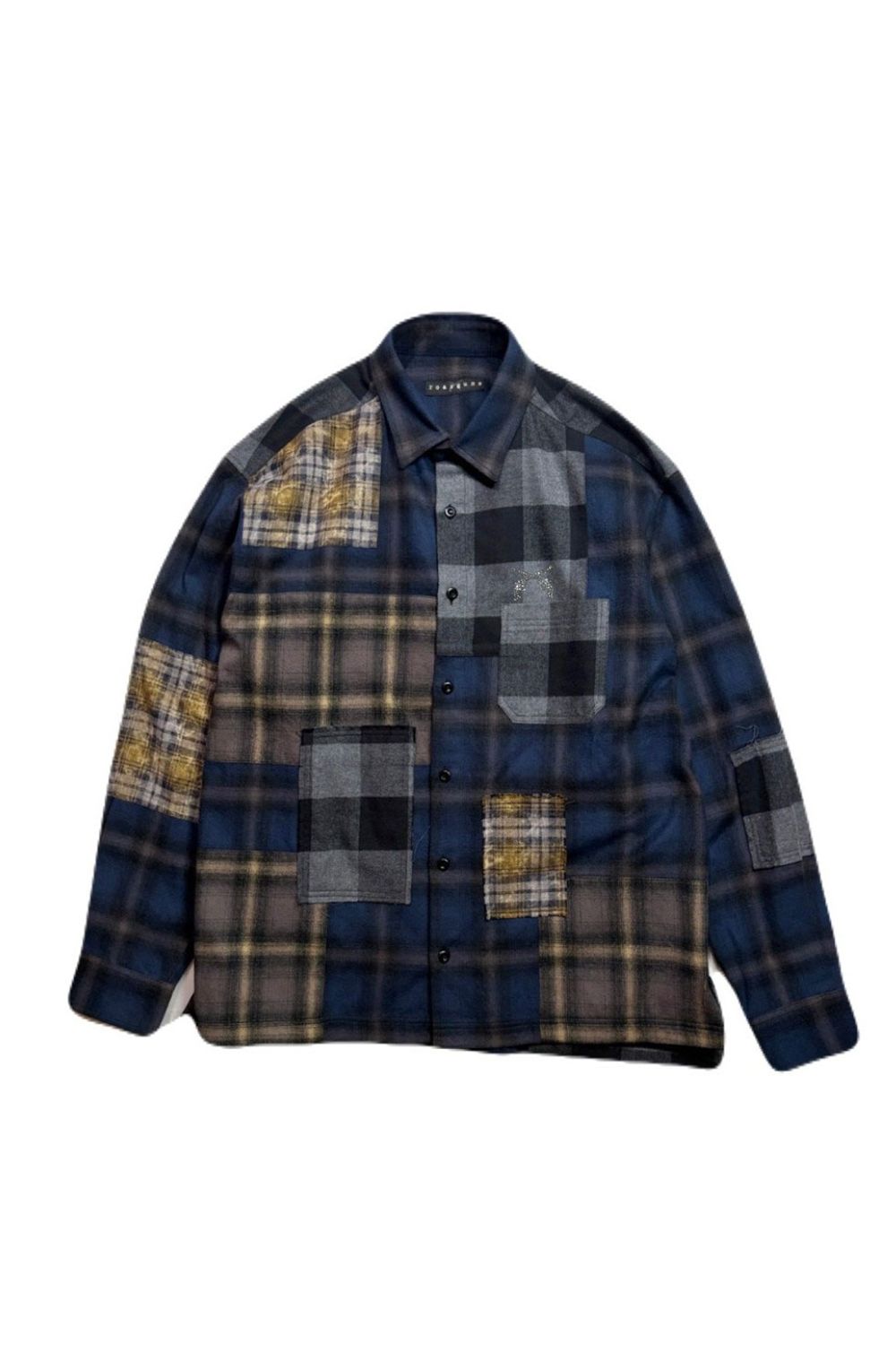 MULTI CHECK SH CRY / マルチ チェック シャツ / クリスタルクロスガン