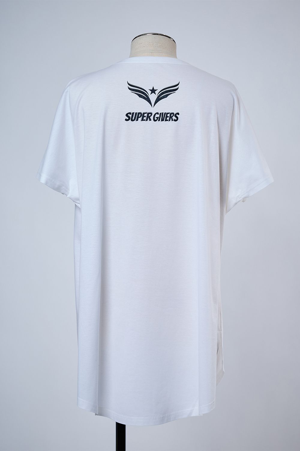 Organic Cotton French Sleeve T / Super Givers × THE ONENESS  犬猫保護活動チャリティー フレンチスリーブ Tシャツ