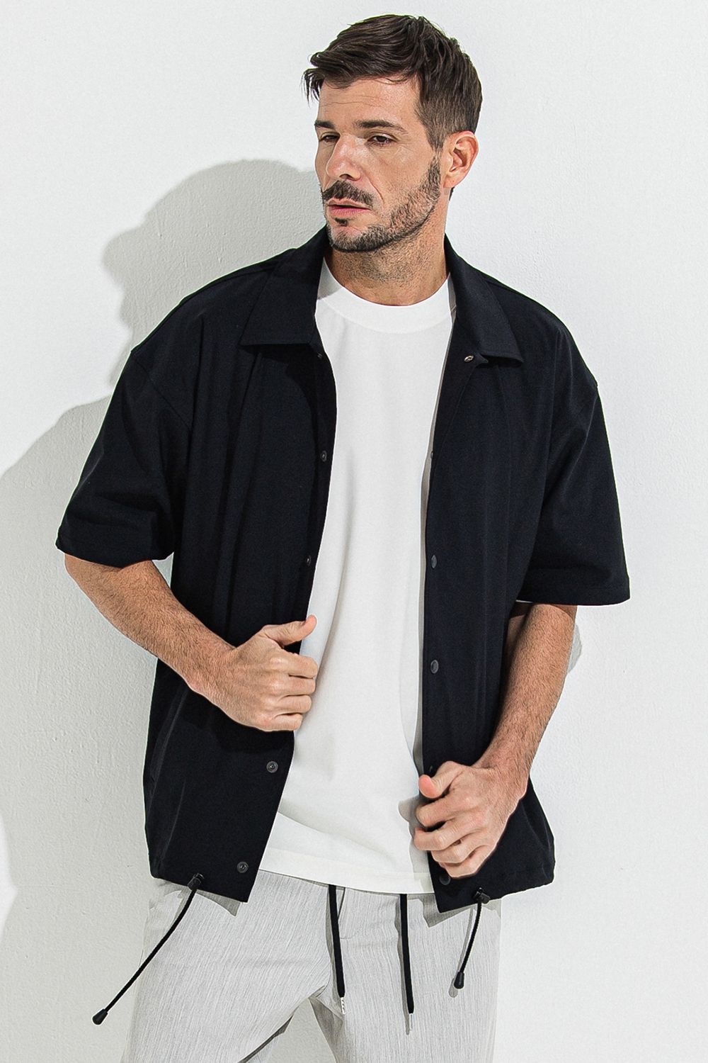 NYLON HALF COACH JACKET / ナイロン ハーフ コーチジャケット