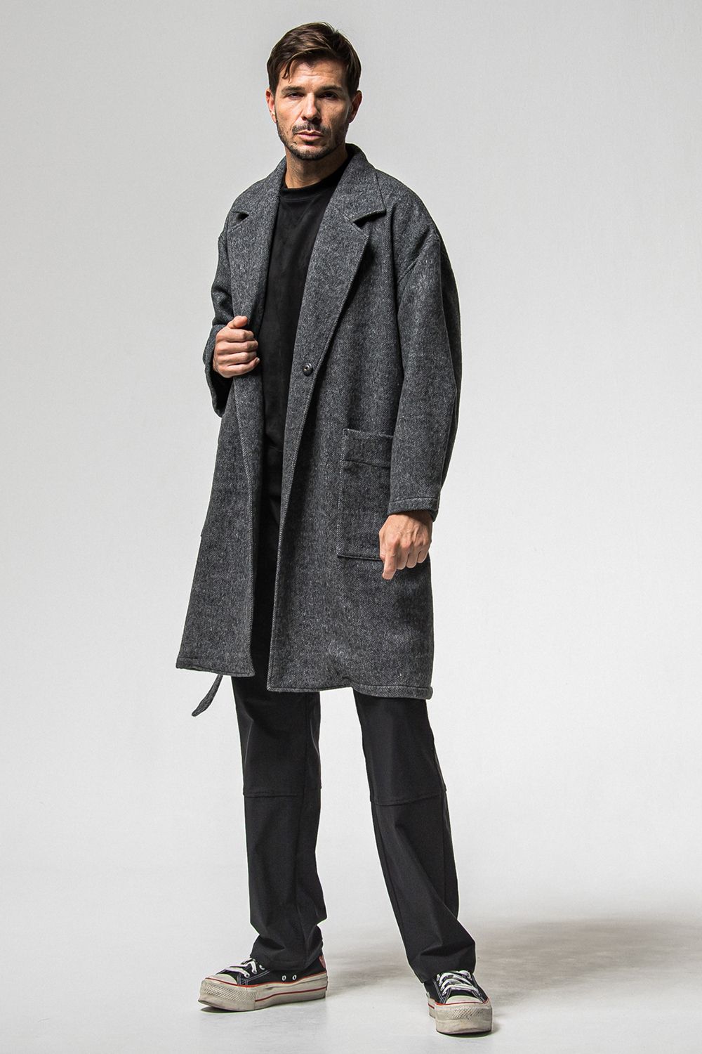 GOWN OVER COAT / オーバーサイズ ガウン コート