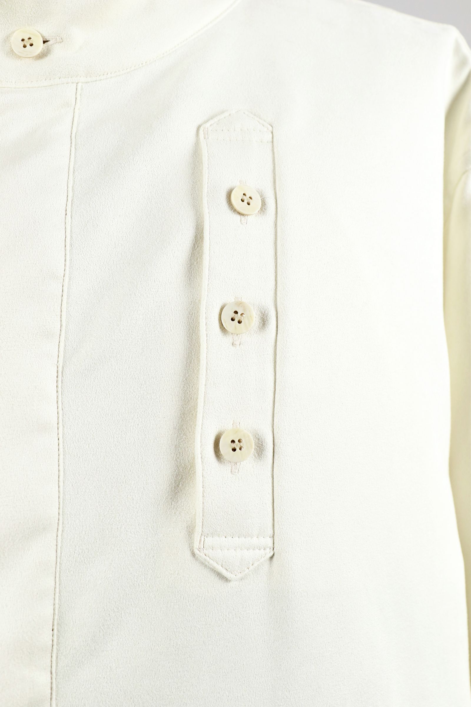Eco suede shirt BL  / エコ スエード シャツ ブルゾン