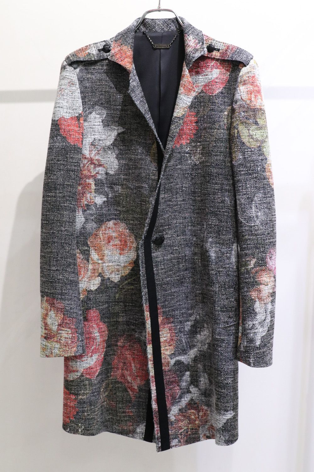 kiryuyrik - Flora Tweed Trimming Long Jacket / フローラ