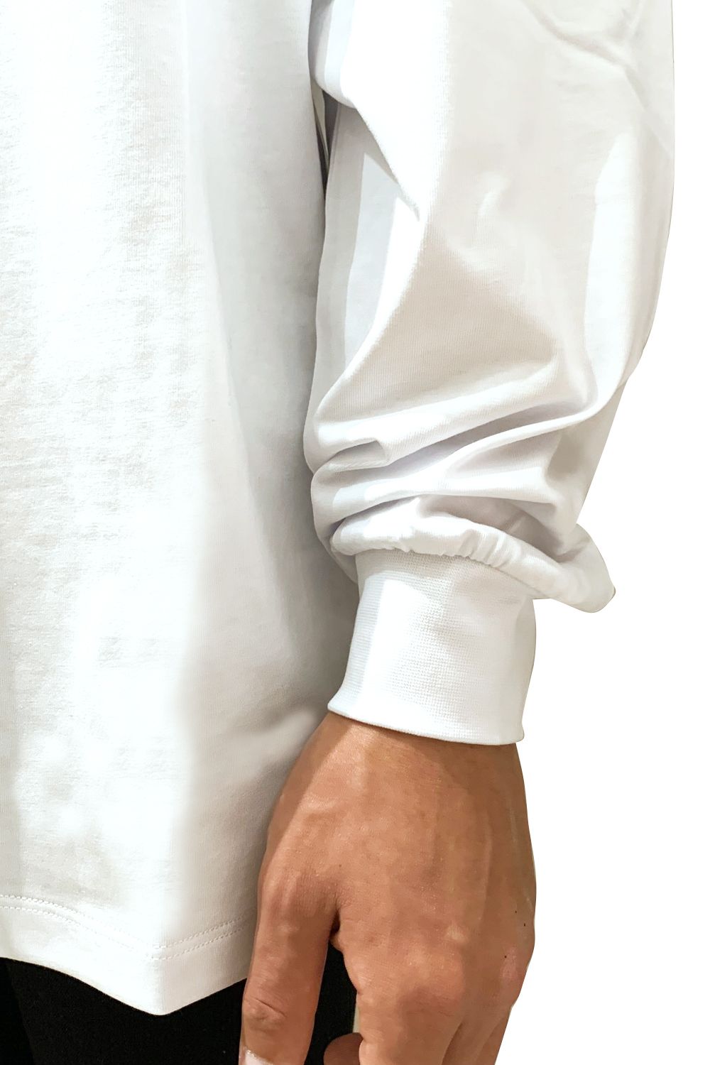 LONG SLEEVE T-SHIRT With BRUSHSTROKE LOGO