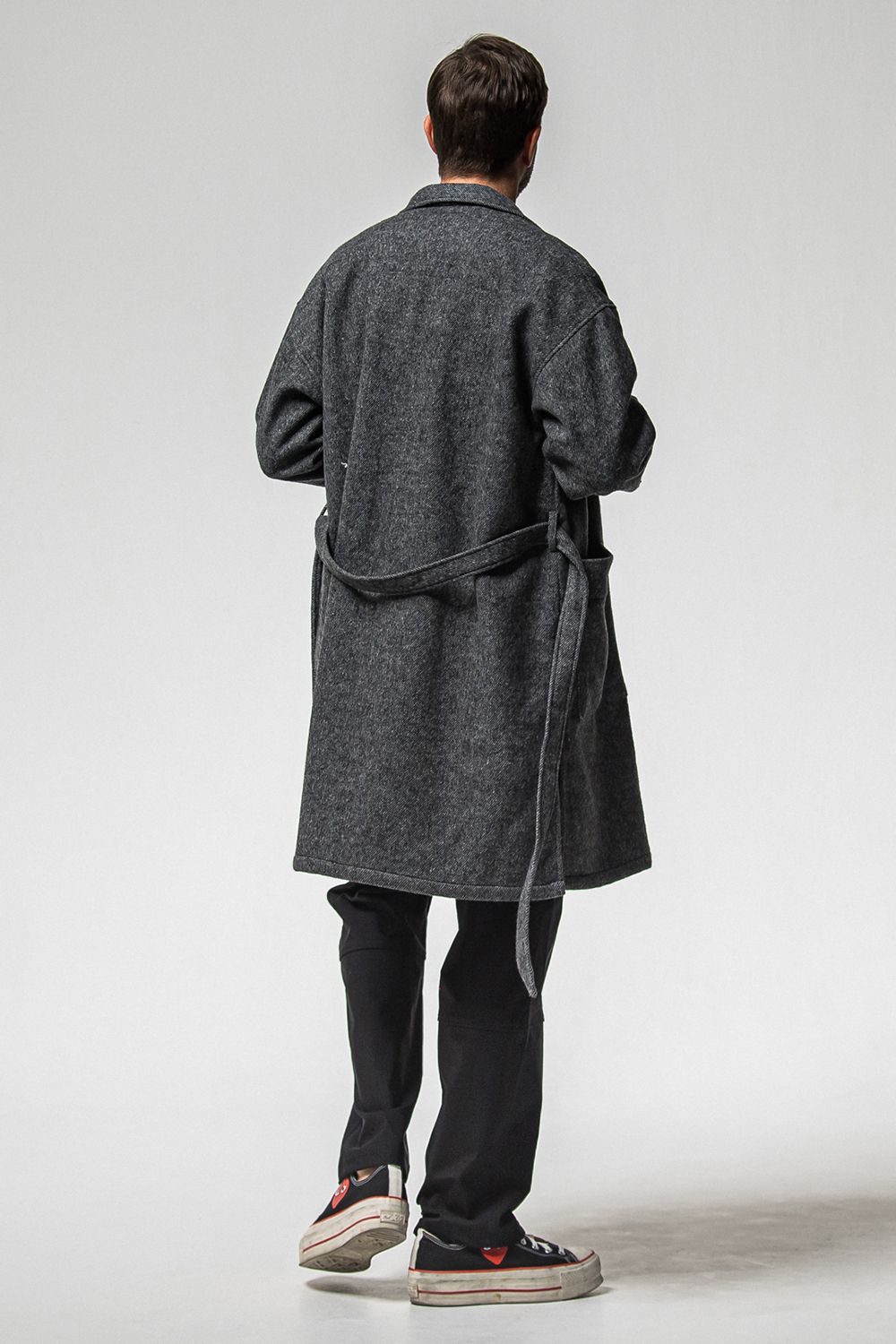 GOWN OVER COAT / オーバーサイズ ガウン コート