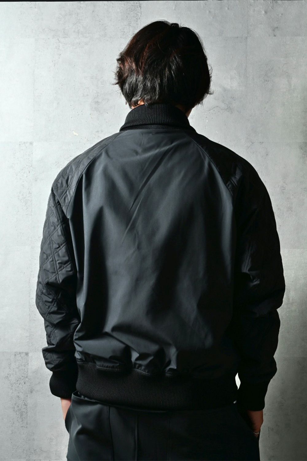 PB Varsity jacket / ラグランスリーブ キルティング バーシティージャケット