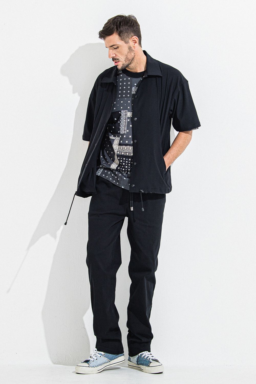 NYLON HALF COACH JACKET / ナイロン ハーフ コーチジャケット