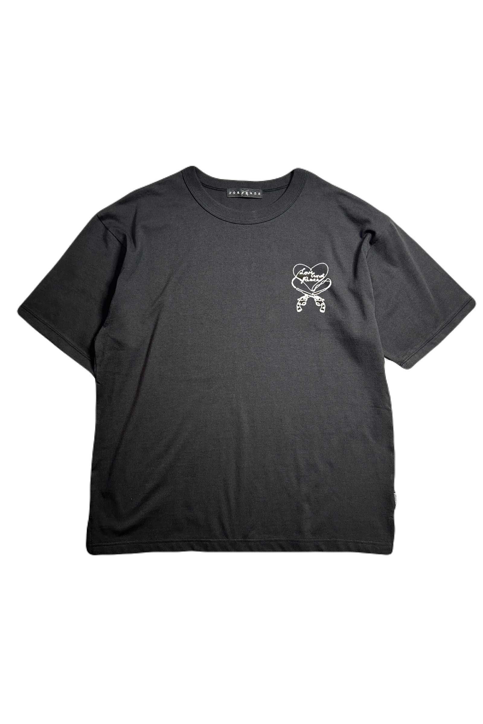 【関税込】ETRO プリント＆エンブロイダリー コットン Tシャツ roarguns - HEART CORD EMB S/S T / ハート コード エンブロイ