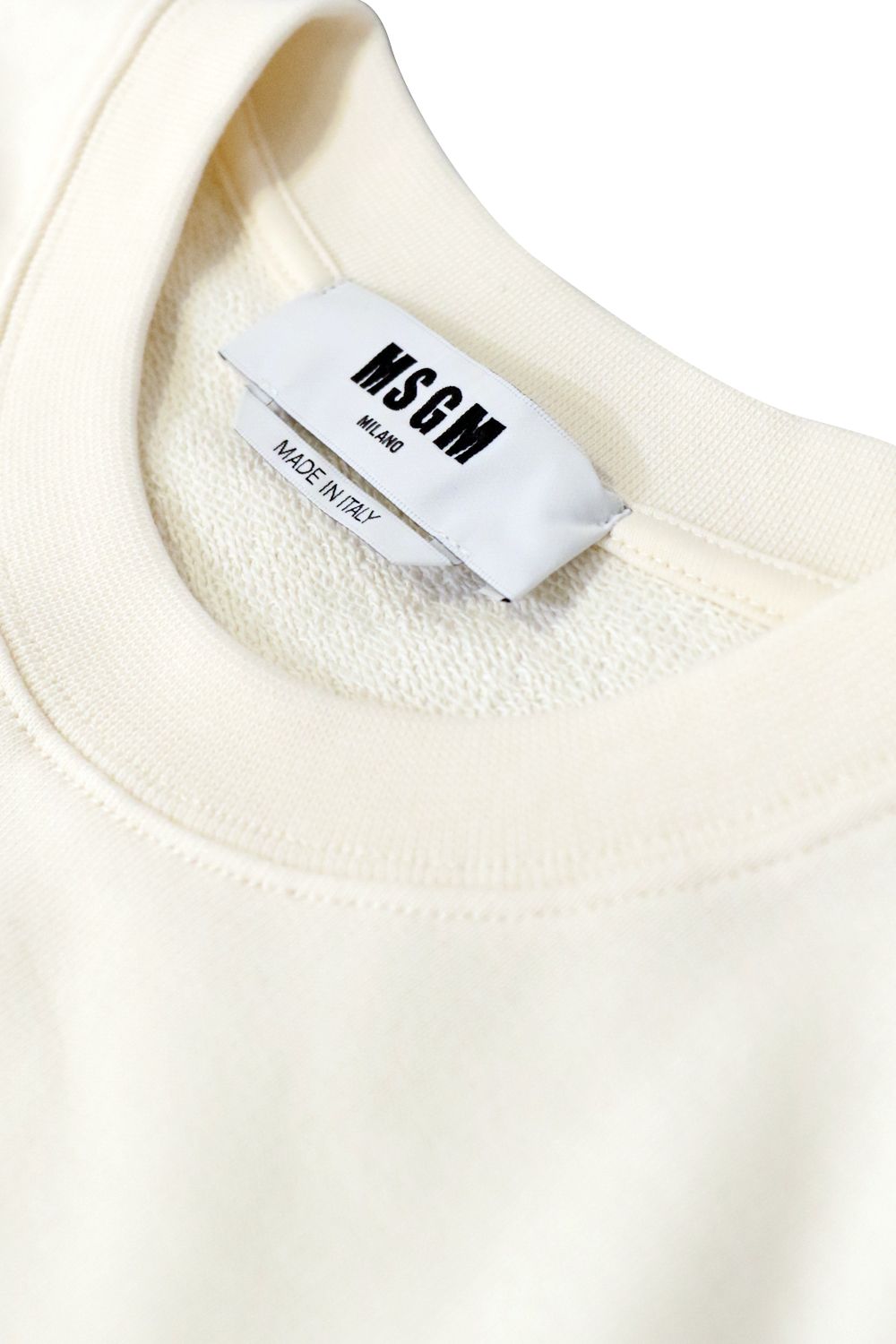 CREW NECK SWEATSHIRT With BRUSHSTROKE LOGO