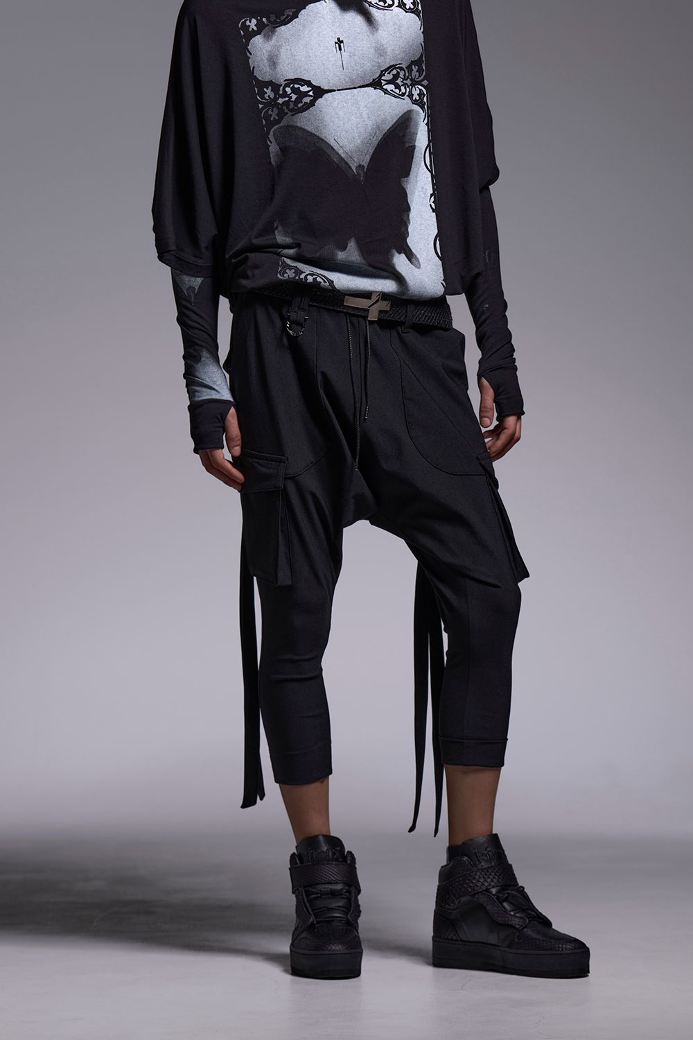 High Tension Jersey 3/4 Sarrouel Pants / ハイテンションジャージー 7部丈 サルエルパンツ