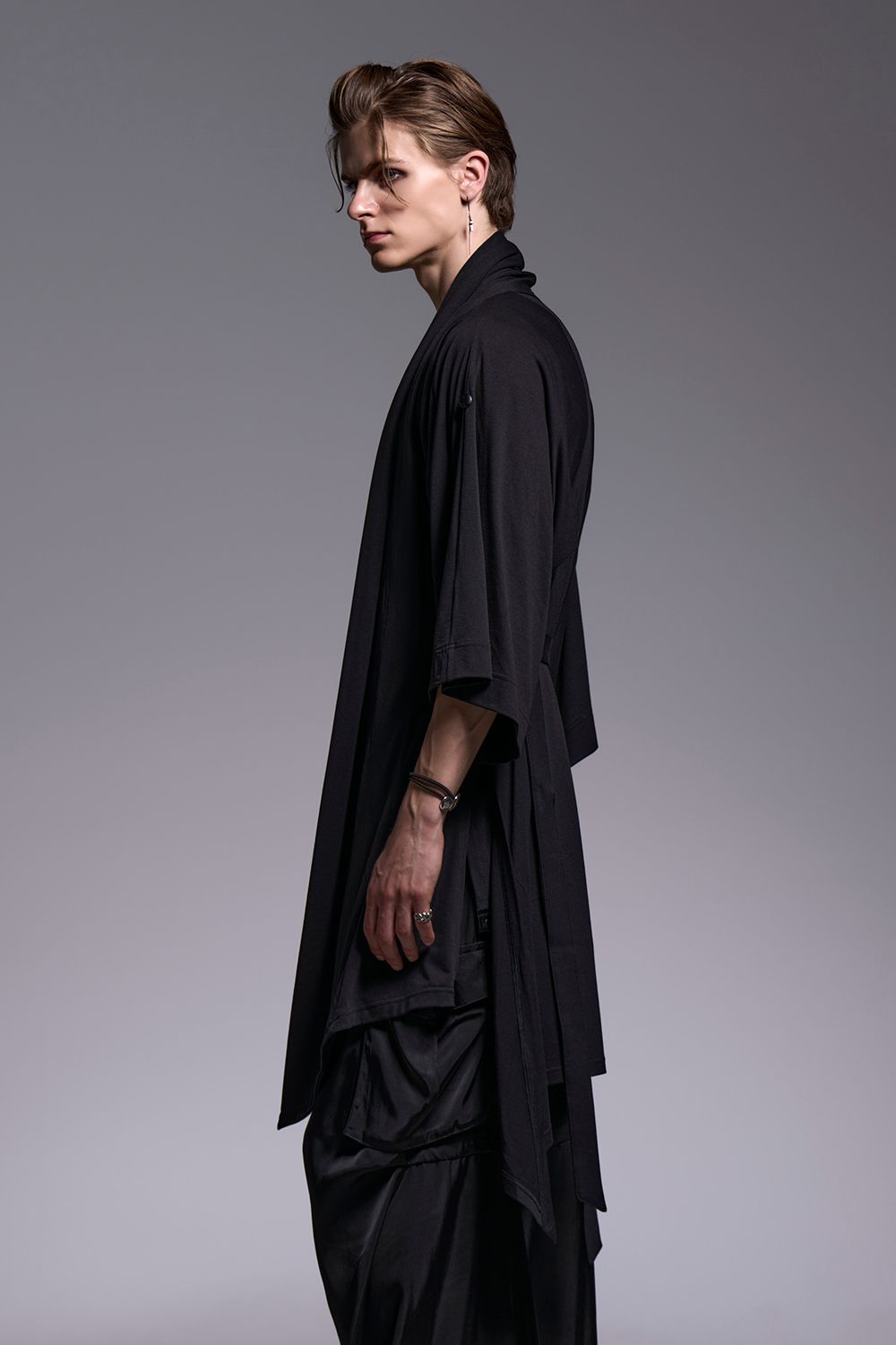 BEATENJIKU KIMONO-Sleeve Cardigan / ベア天竺 着物スリーブ カーディガン