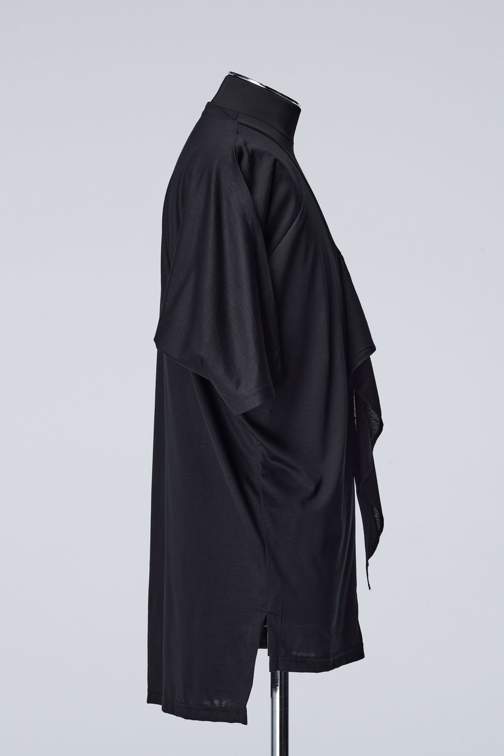 Viscose Organic Frill V Dolman T-Shirt / ヴィスコース オーガニック フリル ブイ ドルマン ティー シャツ