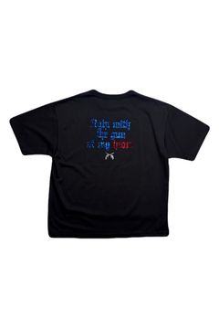 FANC/JER SS FIGHT/SW / ファンクション ジャージ Tシャツ クロス＆メッセージクリスタル クロスガン