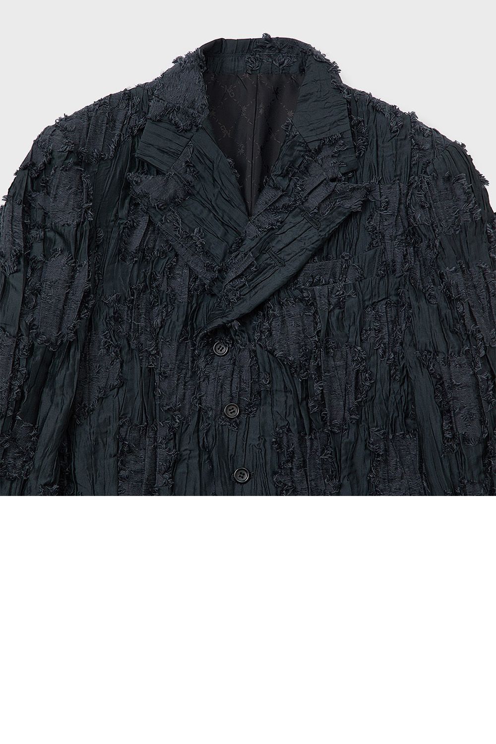Pleats cut jacquard JKT / プリーツ カットジャガード ジャケット