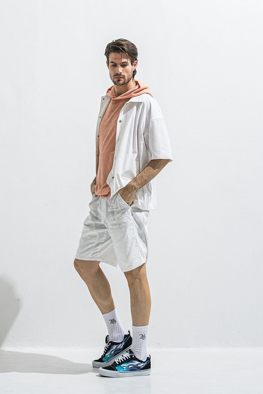 DOUBLE KNEE SHORTS / ダブルニー ショーツ