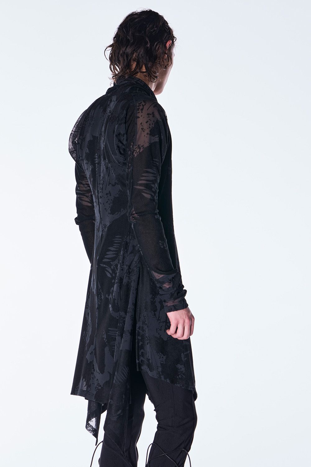 Opal Mesh Flare Cardigan / オパール メッシュ フレア カーディガン