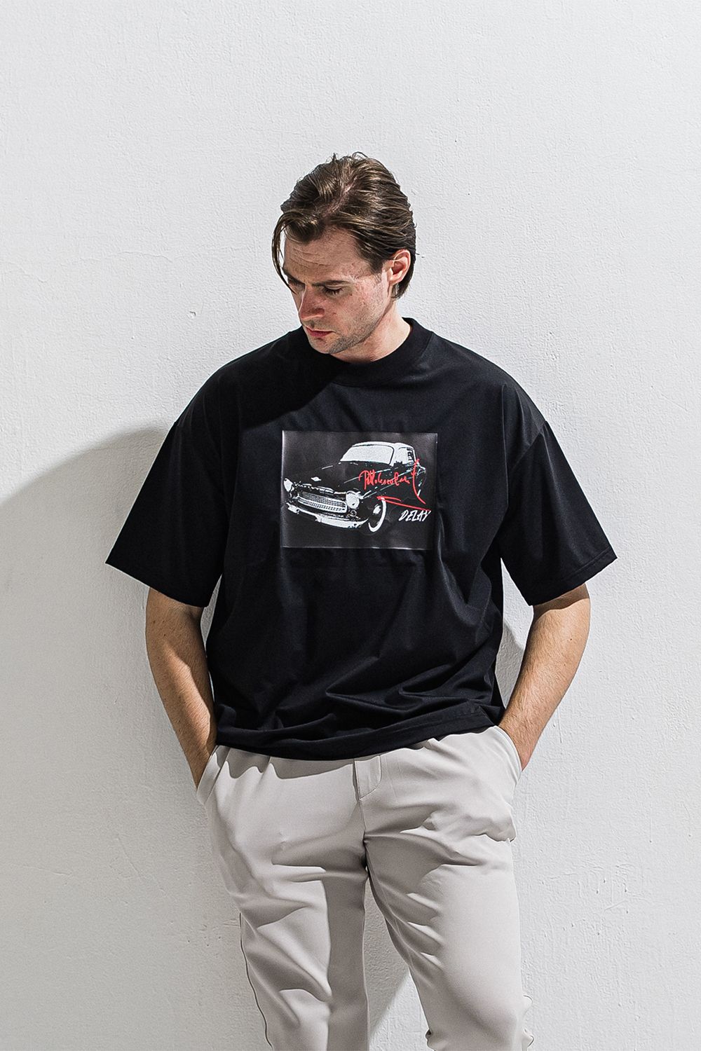 car overnylon T / ナイロン オーバーサイズTシャツ