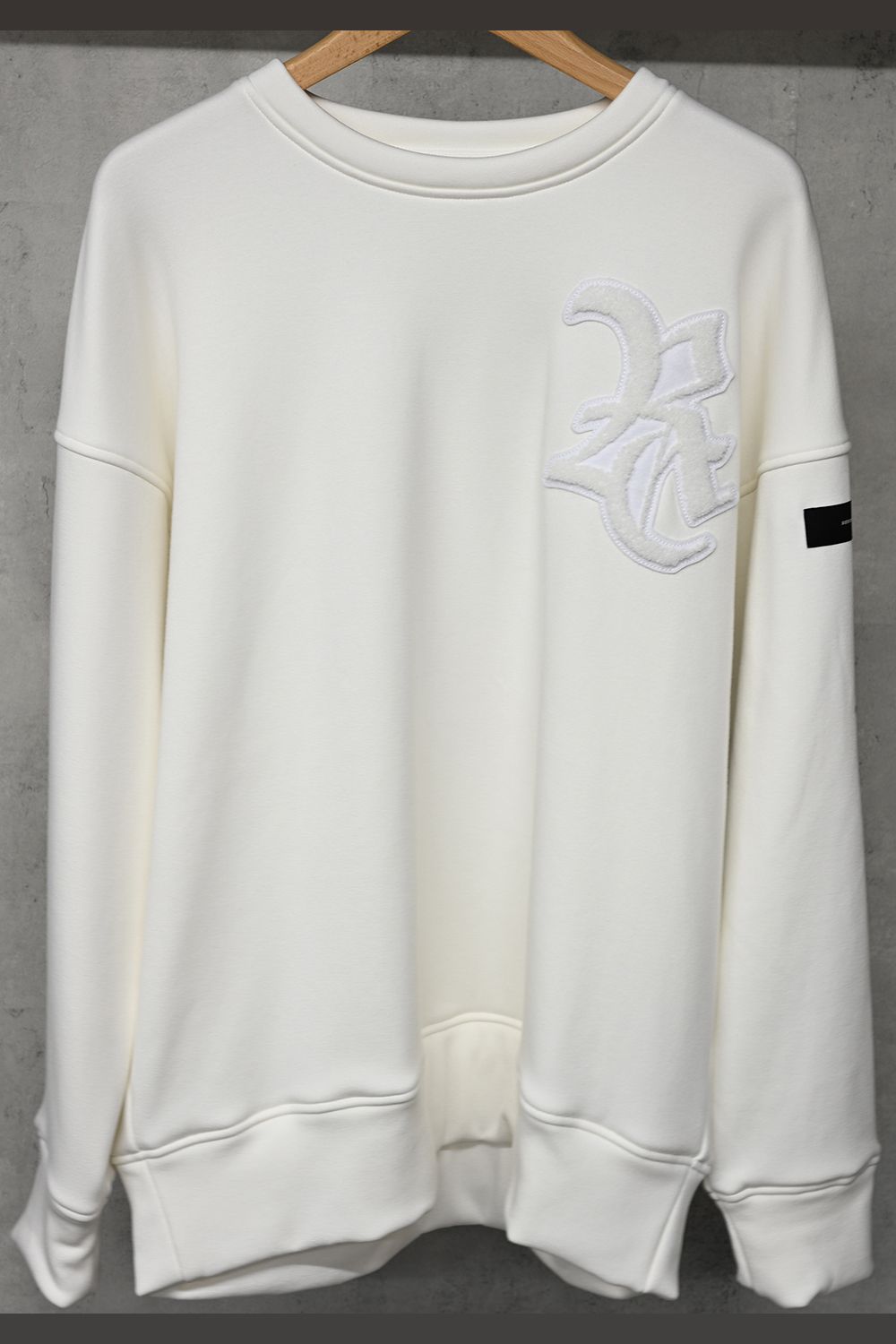 RC CHENILLE VELOURS FLEECE DROP TRAINER / RC シェニール ベロア フリース ドロップ トレーナー