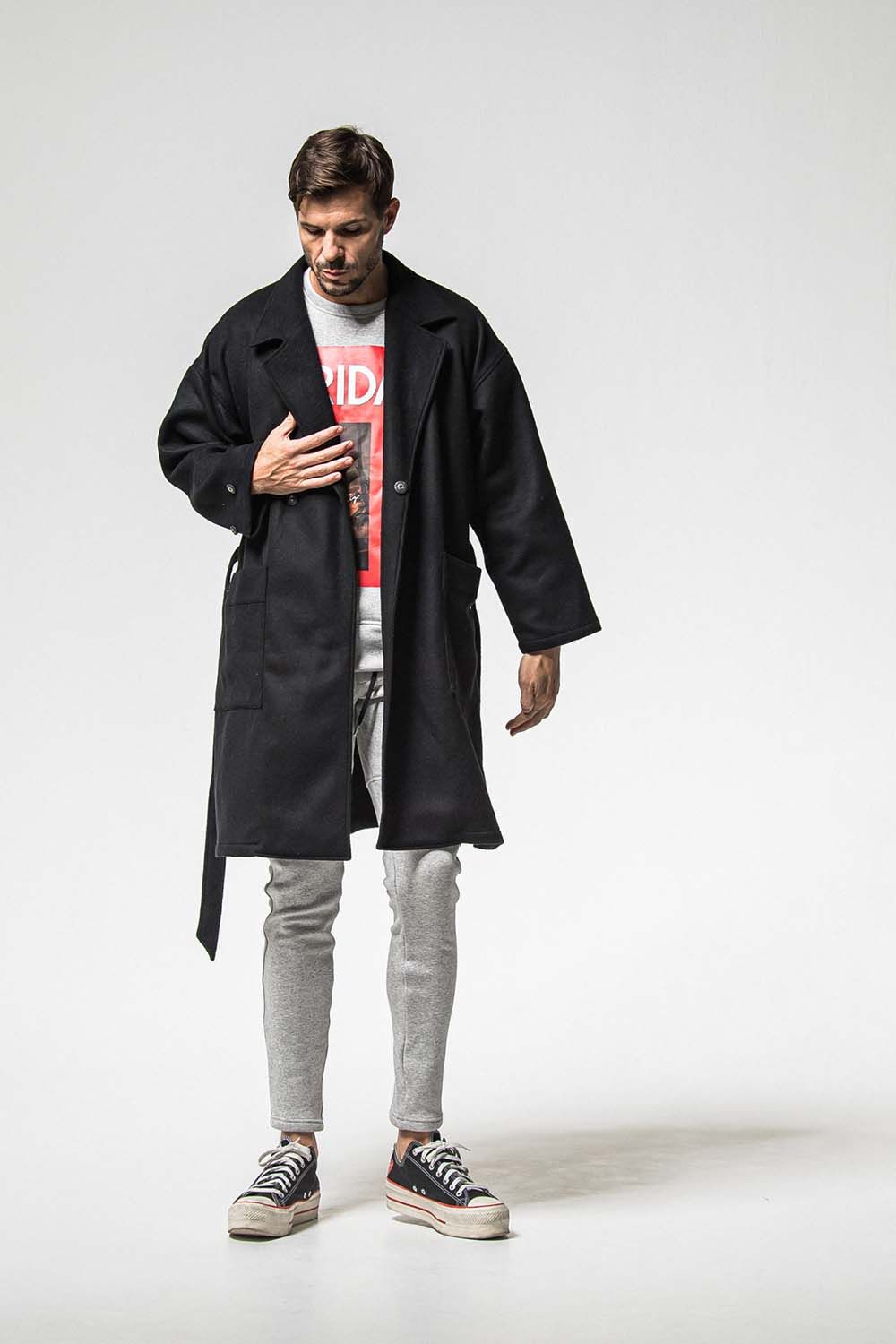 GOWN OVER COAT / オーバーサイズ ガウン コート