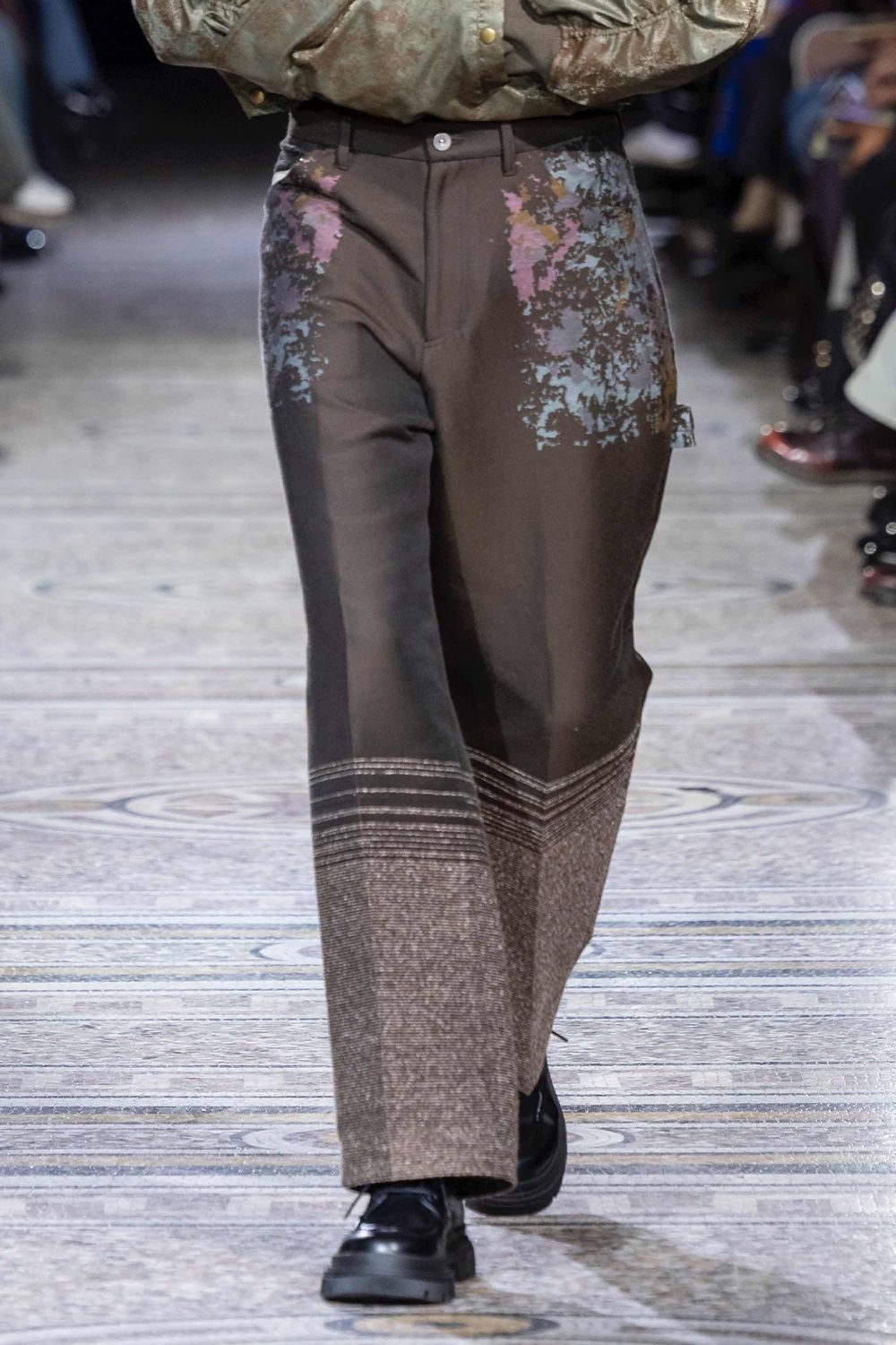 Gradation jacquard trousers / グラデーション ジャガード トラウザーズ